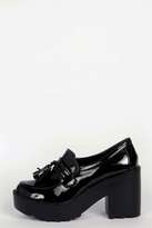 Thumbnail for your product : boohoo Lucy Cleated Sole Loafer