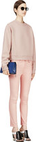 Thumbnail for your product : Alexander McQueen Blush Cropped Denim Trousers