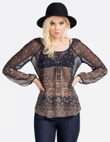Thumbnail for your product : Blu Pepper Woven Womens Top