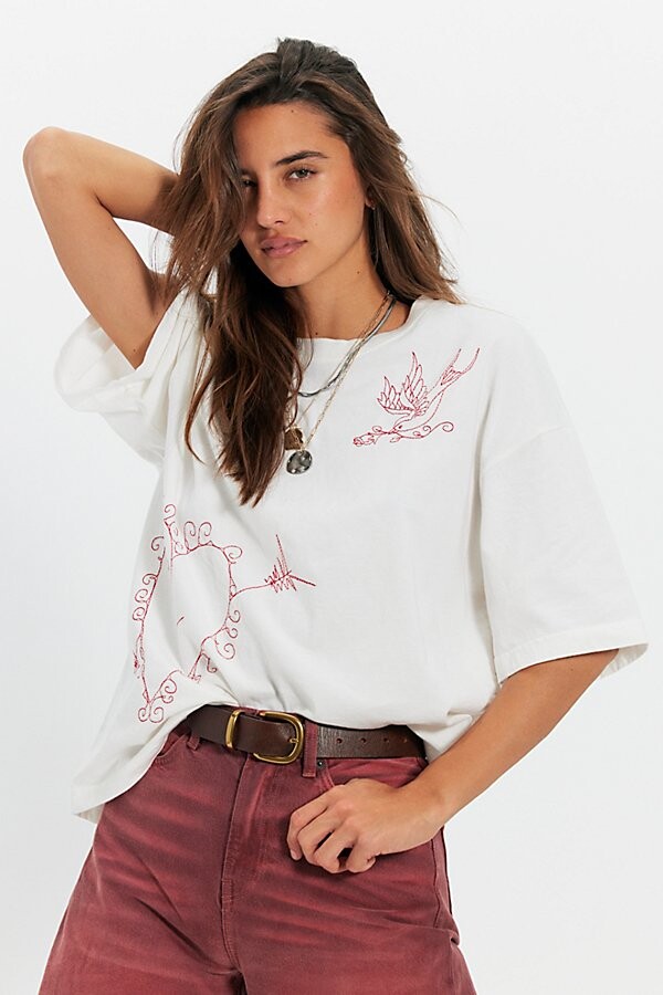 Ragabond More Amore Embroidered Tee