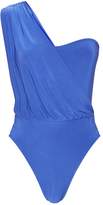 Thumbnail for your product : PrettyLittleThing Cobalt Slinky One Shoulder Bodysuit