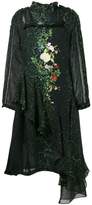 Thumbnail for your product : Preen by Thornton Bregazzi floral and snakeskin print dress