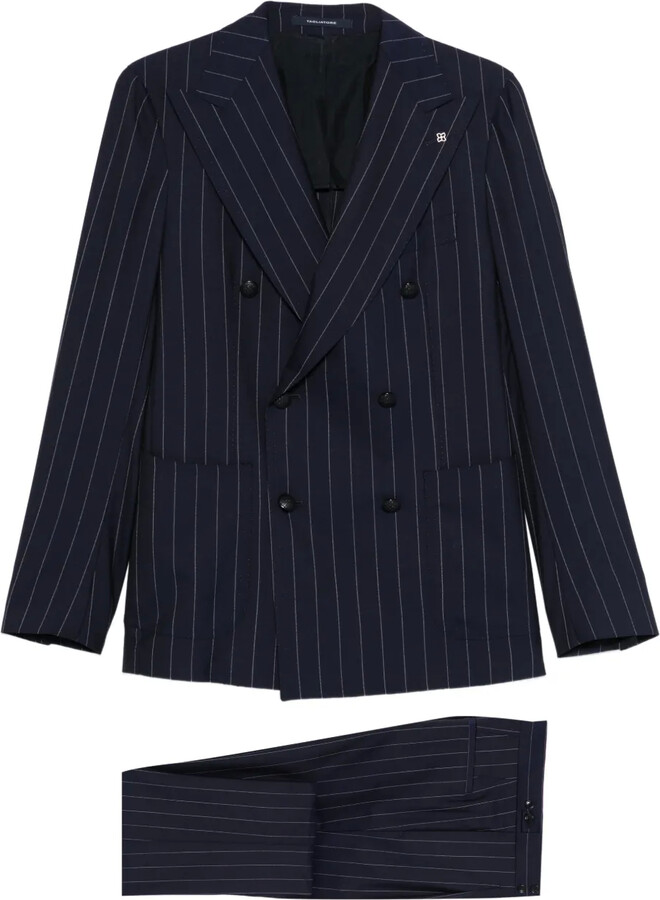 Tagliatore Pinstripe Double-Breasted Suit