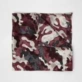 Thumbnail for your product : River Island Mens Purple camo pocket square