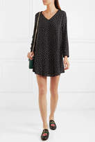 Thumbnail for your product : Madewell Star-print Silk Crepe De Chine Mini Dress