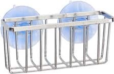 Kitchen Details Chrome Suction Cups Sponge Holder