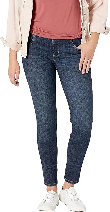 Lee Sculpting Missy Slim Fit Slim Leg Pull-On Mid-Rise Women's Jeans Landslide : 0 31, Cotton/Denim/Polyester