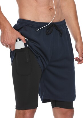 YSENTO Men's 3/4 Capri Pants Hiking Running Gym Athletic Workout
