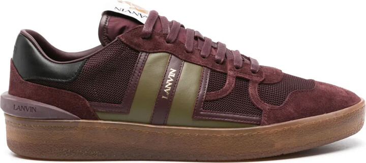 Clay panelled sneakers