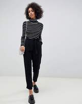 Thumbnail for your product : ASOS Design Woven Peg Pants With Obi Tie