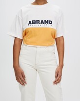Thumbnail for your product : Abrand - Women's White Printed T-Shirts - A Vintage Tee - Size M at The Iconic