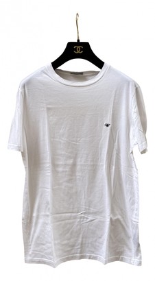 Christian Dior White Cotton T-shirts