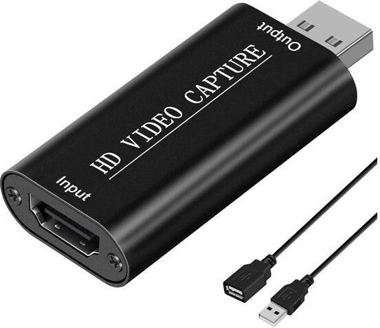 DigitNow Audio Video Capture Cards 4K HDMI to USB HDMI Video Capture, Full HD 1080P USB 2.0 Record via DSLR Camcorder Action Cam, Facebook Portal TV...