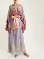 Thumbnail for your product : Zandra Rhodes Summer Collection The 1973 Field Of Lilies Gown - Womens - Purple Multi