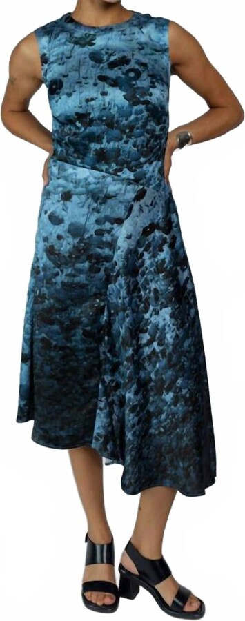 NO.6 STORE Nina Midi Dress In Midnight Floral