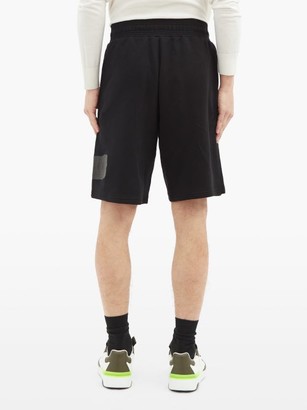 Givenchy Logo-patch Cotton-jersey Shorts - Black