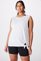 Thumbnail for your product : Cotton On Curve Active Rachel Tie Front Tank