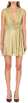 Thumbnail for your product : Diane von Furstenberg Nina short metallic wrap dress
