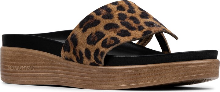Donald J Pliner Leopard Print Slide Sandal
