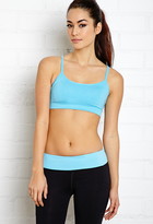 Thumbnail for your product : Forever 21 Low Impact - Textured Sports Bra