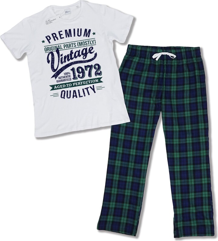 My Generation Pyjamas 1972 Vintage Year Aged To Perfection 50th