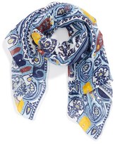 Thumbnail for your product : Etro Linen & Silk Paisley Scarf