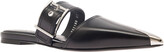 Thumbnail for your product : Alexander McQueen 'punk' Black Mules With Metal Tip In Leather Woman