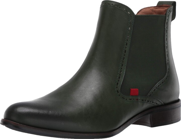 MARC JOSEPH NEW YORK Women/'s Leather Chelsea Boot with Buckle and Stud...