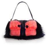 Thumbnail for your product : Fendi Mixed-Fur Monster Baguette