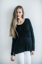 Thumbnail for your product : Joah Brown - After Party Pocket Tee In Black Rib