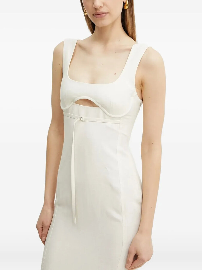 Patrizia Pepe Cut-Out Mini Dress