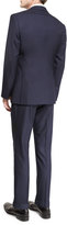 Thumbnail for your product : Giorgio Armani Taylor Textured Herringbone Wool Suit, Navy