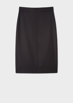 Thumbnail for your product : Paul Smith Women's Black Midi 'A Skirt To Travel In'
