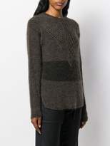 Thumbnail for your product : Rick Owens Striped Long Sleeve Jumper