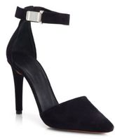 Thumbnail for your product : Proenza Schouler Suede D'Orsay Ankle Strap Pump