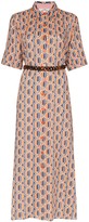 Thumbnail for your product : Evi Grintela Tangier printed maxi shirt dress