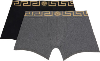 Versace Men's Gray Underwear And Socks