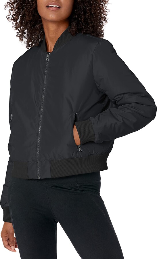 Core 10 Women's Cropped Bomber Jacket ShopStyle