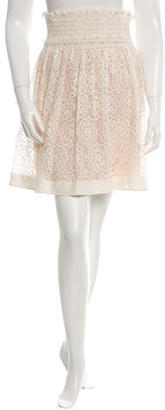 RED Valentino Pleated Lace Skirt w/ Tags
