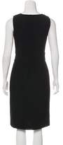 Thumbnail for your product : Valentino Lace-Paneled Virgin Wool Dress