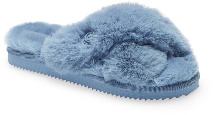 mk fur slides