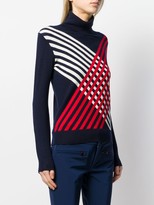 Thumbnail for your product : Perfect Moment Criss-Cross Striped Jumper