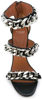 Givenchy chain trim sandals