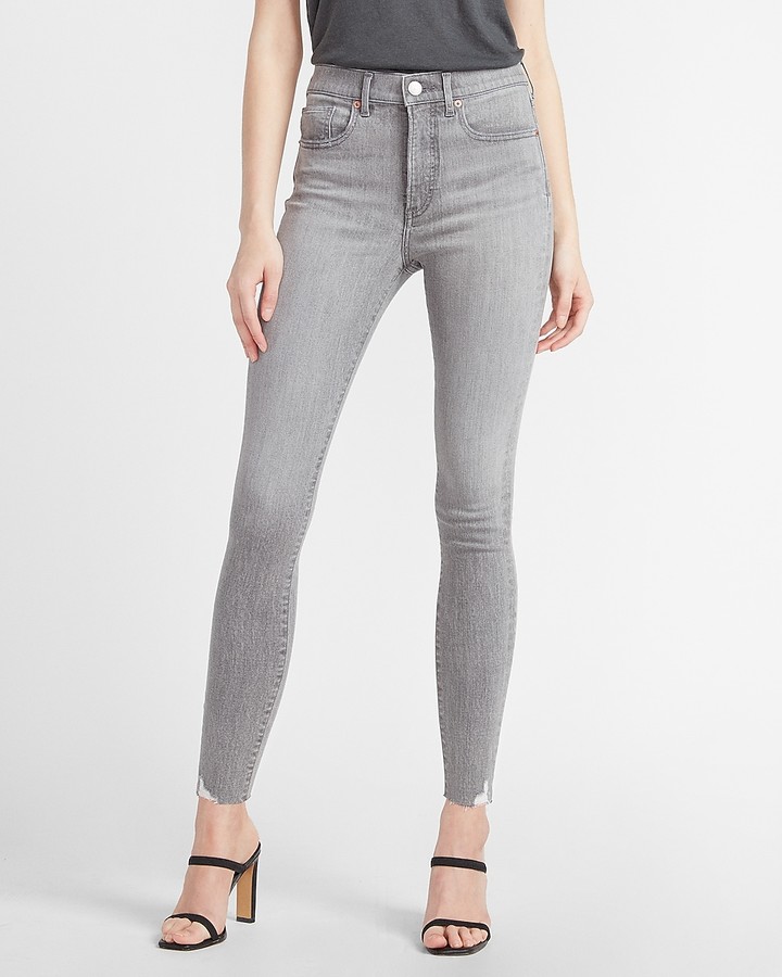 express gray jeans