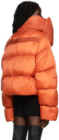 Thumbnail for your product : Rick Owens Orange Strobe Down Coat