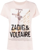 Thumbnail for your product : Zadig & Voltaire Zoe photo-print cotton T-shirt