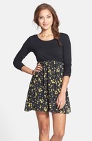 Thumbnail for your product : Volcom 'Baby Squeeze Me' Ballerina Dress (Juniors)