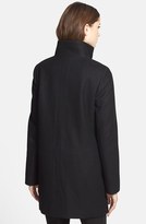 Thumbnail for your product : Larry Levine Stand Collar Wool Blend Coat
