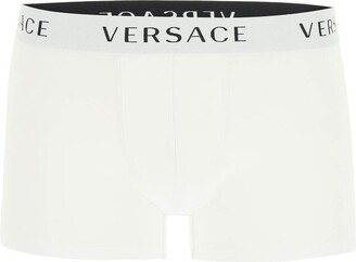 Versace Logo Waistband Pack Of Three Briefs
