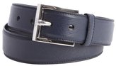 Thumbnail for your product : Prada navy saffiano leather square buckle belt